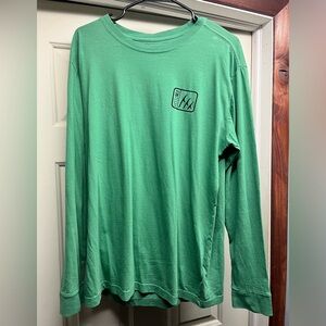 Fin Tech bass fishing shirt men’s size large green